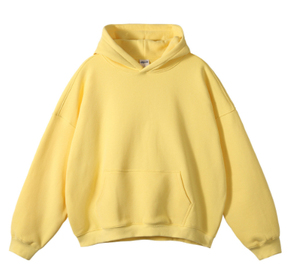 เสื้อฮู้ดดี้ผู้ชาย สีพื้น ผ้าฝ้ายเฟรนช์เทอร์รี่ ถักทอแบบสบายๆ ทรงปกติ แขนยาว สำหรับฤดูหนาว เป็นมิตรกับสิ่งแวดล้อม กันลม ระบายอากาศได้ดี - Product Image 3