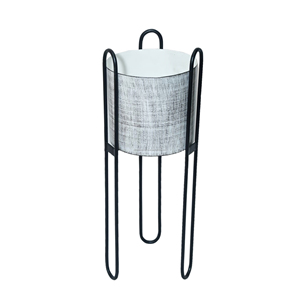 Prix de gros Jardinière en métal avec support Ensemble de jardinières de style moderne Décoration intérieure extérieure Article pour jardin Plantes Fleur - Product Image 6