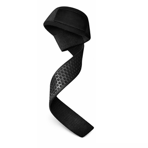 Sangles de musculation professionnelles réglables, antidérapantes, respirantes, en néoprène et coton, haute résistance, unisexe, sans élasticité, pour soulevés de terre - Product Image 2