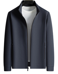 Survêtement unisexe en polaire bleu foncé, sportif, à manches longues, col à capuche, couleur unie, respirant, en polyester, pour l'hiver - Product Image 2