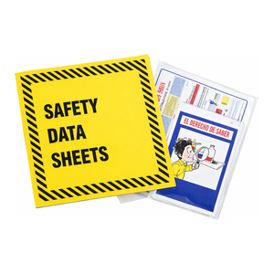 Carpeta Amarilla Brady de 3 Pulgadas para Guardar Documentos de Seguridad en el Laboratorio - Product Image 2