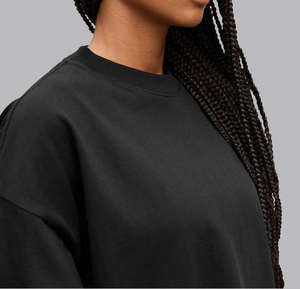 T-shirts pour femmes à coupe classique personnalisés, manches courtes, col rond, grandes tailles, prix bas, couleur unie - Product Image 4