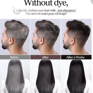 SMIB Herbal Color Change 2-in-1 Formula Vegan Gray Hair Cover Anti-Hair Loss Nourishing Darkening Shampoo for Women - Product Image 6