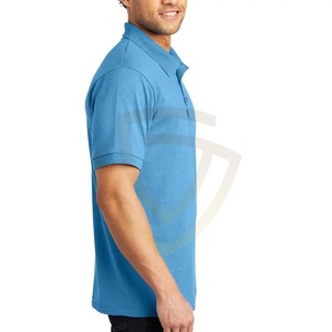 Nouveau Polo T-Shirt Uni Tendance Tricoté de Haute Qualité en Coton à Séchage Rapide Personnalisable - Product Image 3