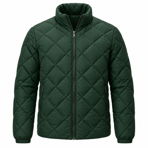 <b>Men's</b> Down Padded <b>Winter</b> Puffer <b>Long</b> Jacket New Fashion Shiny Puffer Jackets Wholesale Custom Logo Printed Plain Bubble <b>Coat</b> - Product Image 4