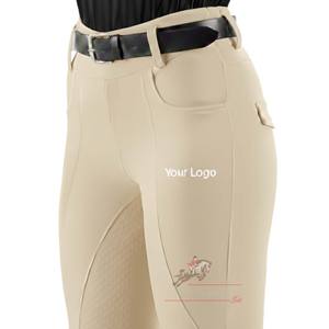กางเกงขี่ม้าแบบสั่งทำพิเศษ ยี่ห้อส่วนตัว พร้อมซิลิโคนกันลื่นทั้งตัว สำหรับผู้หญิง ขายตรงจากโรงงาน - Product Image 1