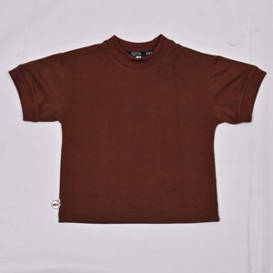 Vente d'usine, prix bas, t-shirt décontracté pour homme, manches courtes, col rond, coupe classique, 100% coton, tricoté, couleur unie - Product Image 1