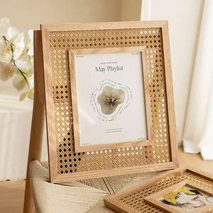 Premium Laser Cut Photo <b>Frame</b> Classic Style <b>Picture</b> <b>Frame</b> Custom <b>Wooden</b> Display <b>Frame</b> Wall Mounted Home Decor <b>Frame</b> for Photos - Product Image 2