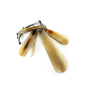 Chausse-pied en cuir de buffle naturel à long manche, avec attache en cuir, le plus vendu, chausse-pied solide en cuir de buffle pour une meilleure vente - Product Image 1