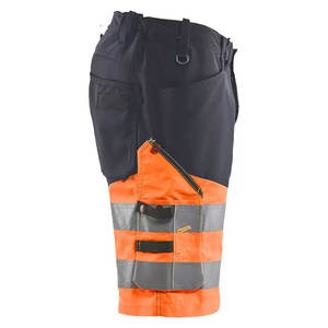 Pantalones cortos de seguridad de alta calidad para hombre, con cinta reflectante, pantalones cortos de trabajo para hombre, pantalones cortos de trabajo de alta visibilidad. - Product Image 2