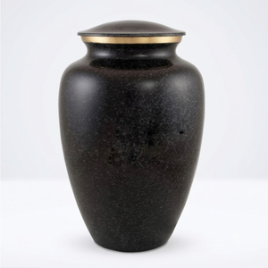 Handcrafted Diamond Cut Cremation Urn For Human Ashes Adult Black Aluminum Funeral Urn <b>Memorial</b> <b>Keepsake</b> Cremation Urns - Product Image 5