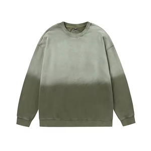Nouveaux sweats à capuche pour hommes en molleton 100% polyester, coupe oversize, manches longues, délavés à l'acide, respirants, séchage rapide, pour l'hiver et le quotidien - Product Image 1