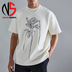 Camiseta Extra Grande de Algodón 100% para Hombre, Transpirable, Cómoda, de Secado Rápido, Personalizable, Estilo Hip Hop, Ecológica, en NURAK - Product Image 1