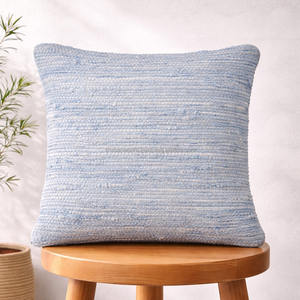 Funda de Cojín Cuadrada Tejida a Mano con Textura Boho Chic, Ecológica, Diferentes Colores, Boho 26x26 - Product Image 2