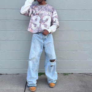 T-shirt Homme Personnalisé OEM, Coupe Ample et Flottante, Double Couche, Impression DTG, Effet Vieilli, Grammage Lourd - Product Image 5