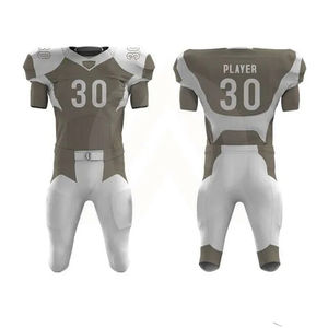 Uniforme de Fútbol Americano de Poliéster Transpirable de Alta Calidad, Personalizado para Adultos, Ropa Deportiva Unisex con Número Impreso Digitalmente - Product Image 2