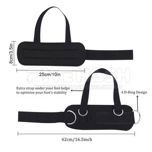 สายรัดข้อเท้าสำหรับออกกำลังกาย สายรัดข้อเท้าแบบปรับได้ สายรัดข้อเท้าที่สวมใส่สบายสำหรับการใช้งานที่ยิมทุกวัน - Product Image 4