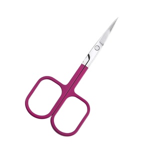 Ciseaux à sourcils de qualité supérieure pour le soin de la beauté, en acier inoxydable, à pointe arrondie, style simple, fournisseur de mode - Product Image 6