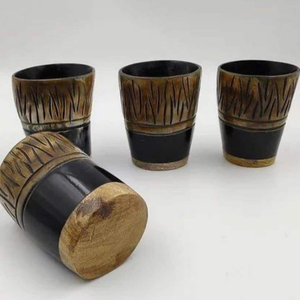 Vaso de Chupito Vikingo Ecológico Hecho a Mano con Tapa, de Cuerno Puro de Buey/Vaca, Seguro para Alimentos, Recién Llegado 2025 - Product Image 6