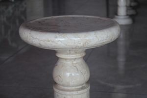 Tabourets en marbre crème Pilar - Product Image 3