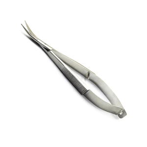 Ciseaux à sourcils personnalisés avec logo brodé, à pointe droite, en acier inoxydable de qualité chirurgicale, antistatiques et durables - Product Image 2