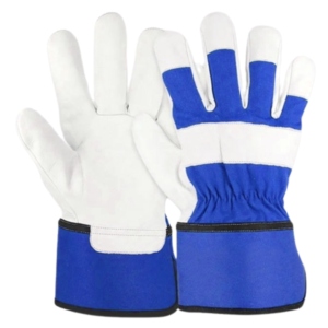 Guantes de Seguridad de Cuero Vacuno de Alta Calidad, Suaves y Cómodos, Protección Industrial para las Manos, Guantes de Trabajo para la Construcción - Product Image 5