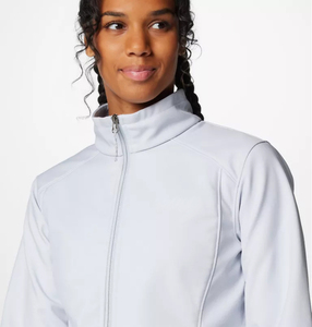 <b>Women</b> Weather Resistant Softshell <b>Jacket</b> <b>Lightweight</b> Breathable Windproof Stretch Hooded Coat Full Zip Outdoor Sports Casual - Product Image 3