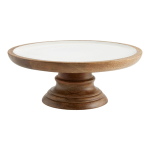 Carved Wood Dessert Pedestal Decorative Engraved Column Wooden Cake Riser Countertop Food Display Holder for Catering - Product Image 4