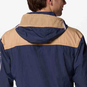 <b>Men's</b> Winter Thick Zipper Canvas Waterproof Windbreaker Hooded <b>Jacket</b> for <b>Cycling</b> Running OEM Service - Product Image 2