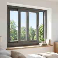 Ventana Abatible de Aluminio con Doble Acristalamiento, Plegable, Insonorizada para Cocina, con Certificación CE