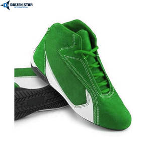 Chaussures de karting imperméables, respirantes, antidérapantes et légères avec fermeture à lacets, modèle mi-mollet/bottine, motif uni - Product Image 4