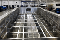 Kit de bateau en aluminium UBI pré-découpé - Yacht à voile de croisière pour les loisirs fluviaux avec moteur in-bord et performances à haute vitesse