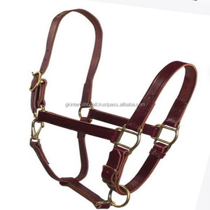 Licou en cuir de cheval confortable et durable en cuir équestre de haute qualité pour les courses de chevaux et l'entraînement au prix d'usine - Product Image 4