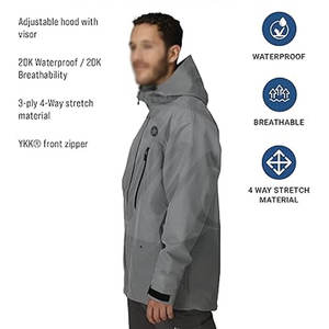 Chaqueta Impermeable de Diseño Personalizado OEM, Chaqueta de Lluvia Cálida de Invierno, Chaqueta Impermeable de Alta Calidad para Hombre - Product Image 2
