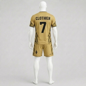 Tela Ligera que Absorbe la Humedad para Uniformes de Fútbol de Club, Prácticas, Juegos Competitivos, Ropa Deportiva Profesional para Equipos - Product Image 2