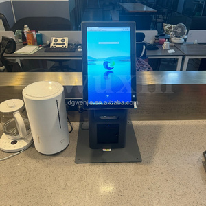 Wenjie 18.5/21.5/24 "Wall Mount tự đặt hàng thanh toán tiền mặt <span class=keywords><strong>kiosk</strong></span> SDK QR code scanner 80 mét tầng đứng Android/Linux/Windows OS - Product Image 4