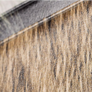 Portefeuille en cuir de vachette véritable pour homme, portefeuille en cuir à poils, design fin, portefeuille pliable fait main, cuir de haute qualité - Product Image 3