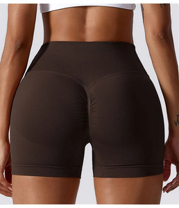 Shorts de Yoga de Cintura Alta con Efecto Levanta Glúteos, Sin Costuras, para Mujer, para Verano, Running, Fitness, Gimnasio, Estilo Biker - Product Image 6