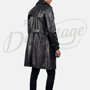 Veste en cuir véritable noire de qualité supérieure pour homme avec capuche amovible - Coupe ajustée en peau de mouton véritable, vêtement d'extérieur décontracté multi-poches - Product Image 5