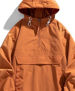 Veste coupe-vent à capuche pour homme, fermeture éclair quart de tour, coupe décontractée, en polyester, style automne et vêtements décontractés - Product Image 2