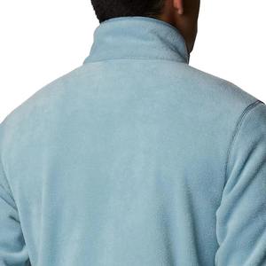 Veste Sherpa unisexe personnalisée en toile imperméable avec fermeture éclair, coupe-vent, à capuche et poche avant sur la manche, idéale pour l'hiver - Product Image 4