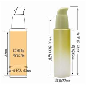 Fournisseur en gros 2026 – Bouteille en plastique PET verte dégradée personnalisée de 60 ml avec pompe, pour emballage externe de lotion, cosmétiques et huiles essentielles - Product Image 2