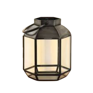 Lanterne à bougie marocaine en métal noir, vente en gros d'usine, pour table ou à suspendre, lampe hexagonale décorative en verre pour la décoration intérieure - Product Image 5