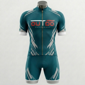 Tenue de cyclisme professionnelle, vêtements de cyclisme conçus avec un tissu à séchage rapide pour les sorties en club et les événements d'équipe - Product Image 1