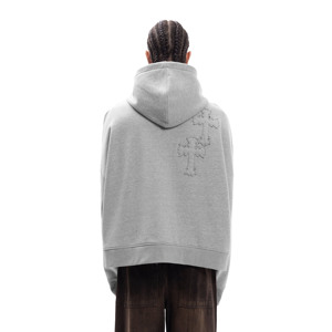 Sudadera con Capucha para Hombre, 100% Algodón, con Cierre Completo y Bolsillo, Transpirable y Ecológica, Marca Personalizada, Sudadera de Invierno - Product Image 2