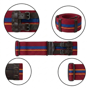 เข็มขัดรัดเอวแบบปรับได้ ทำจากไนลอน สีสันตามสั่ง สำหรับงานพิธี - Product Image 6