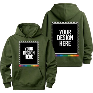 Custom Men's Eco Friendly <b>Hoodie</b> Autumn Cotton Blend Personalized Artwork Pullover Trendy Urban Streetwear - Product Image 2