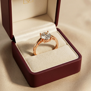 Anillo de Compromiso de Moda con Moissanita, Anillo de Boda de Plata de Ley 925 con Baño de Rodio para Aniversarios y Fiestas - Product Image 2