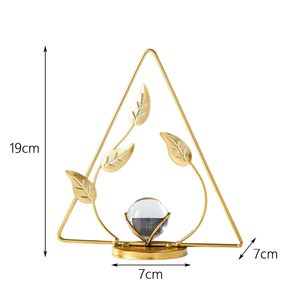 Decorative Metal <b>Leaf</b> Sculpture for Home <b>Decor</b> Elegant Tabletop Showpiece - Product Image 3