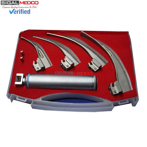 High Quality Stainless Steel Manual Laryngoscope Set CE Certified Accurate Diagnosis Throat Conditions Durable Medical Surgical - Product Image 6